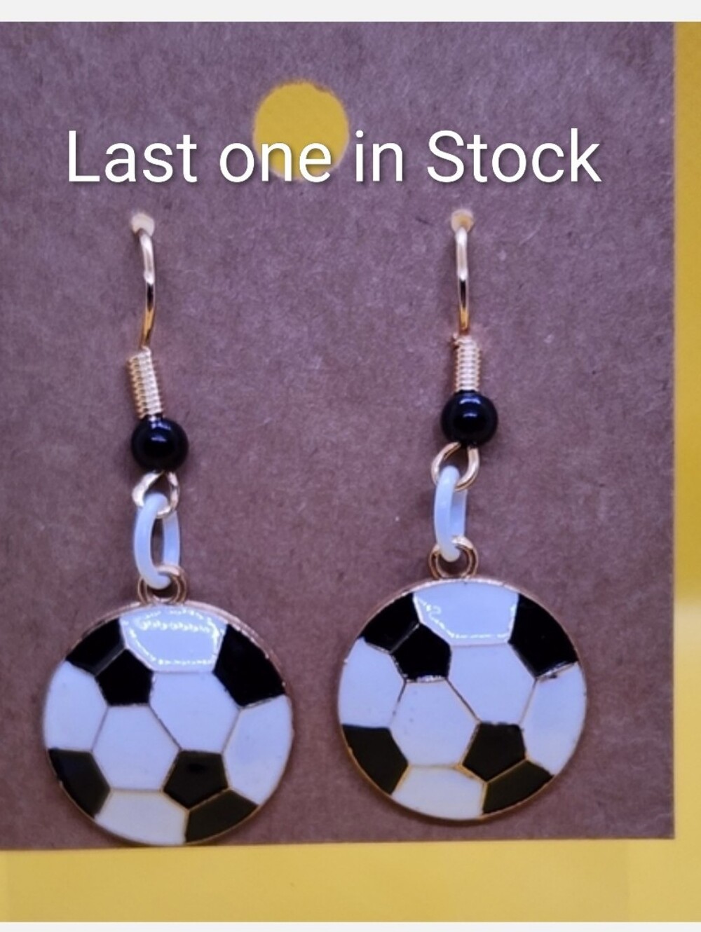Soccer Earrings